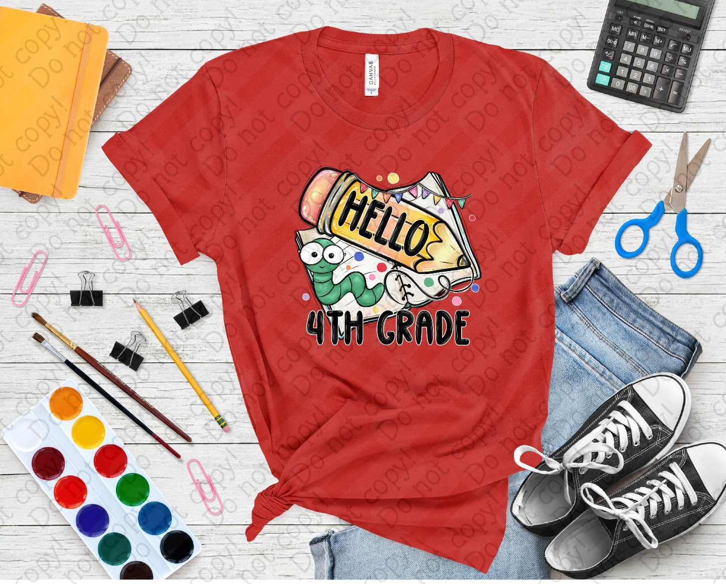 08-164 Hello (Choose your Grade) tee