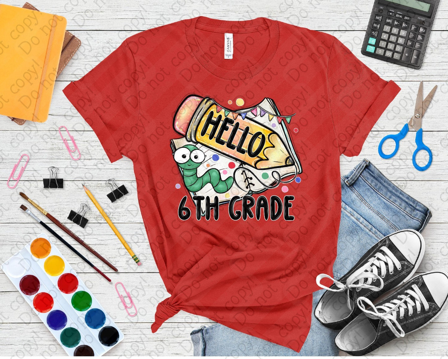 08-164 Hello (Choose your Grade) tee