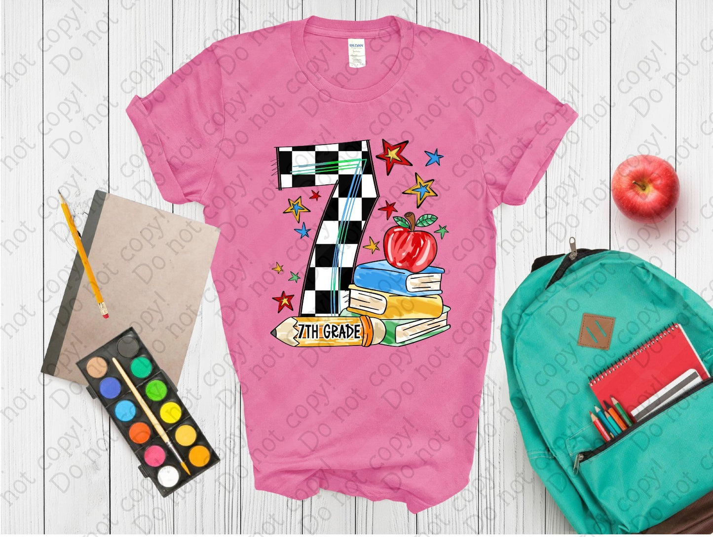 08-173 Stacked 7th Grade tee