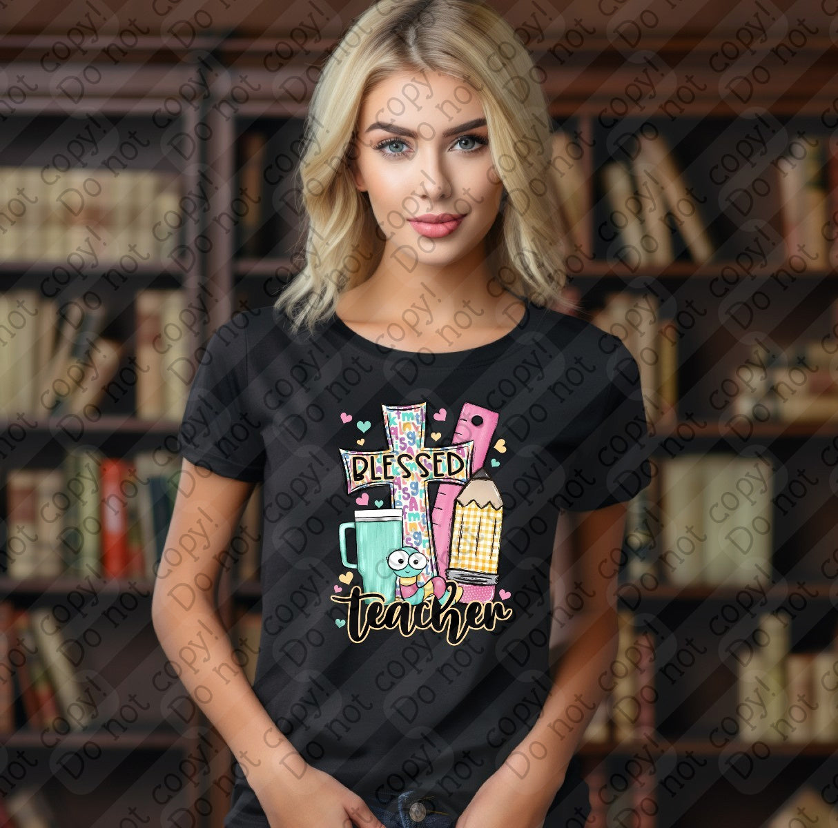 08-181 Blessed Teacher tee