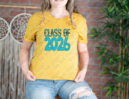 08-192 Class of 2026 tee (Choose Color 2 of 2)