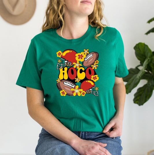 08-204 Floral Hoco choose your color tee