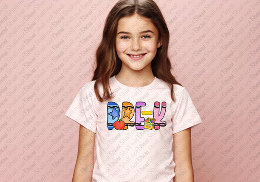 08-208 Crayon Grade (Choose One) tee