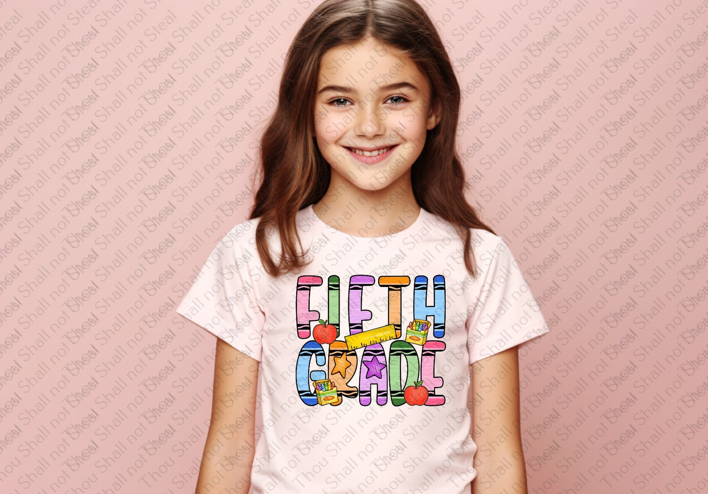 08-208 Crayon Grade (Choose One) tee
