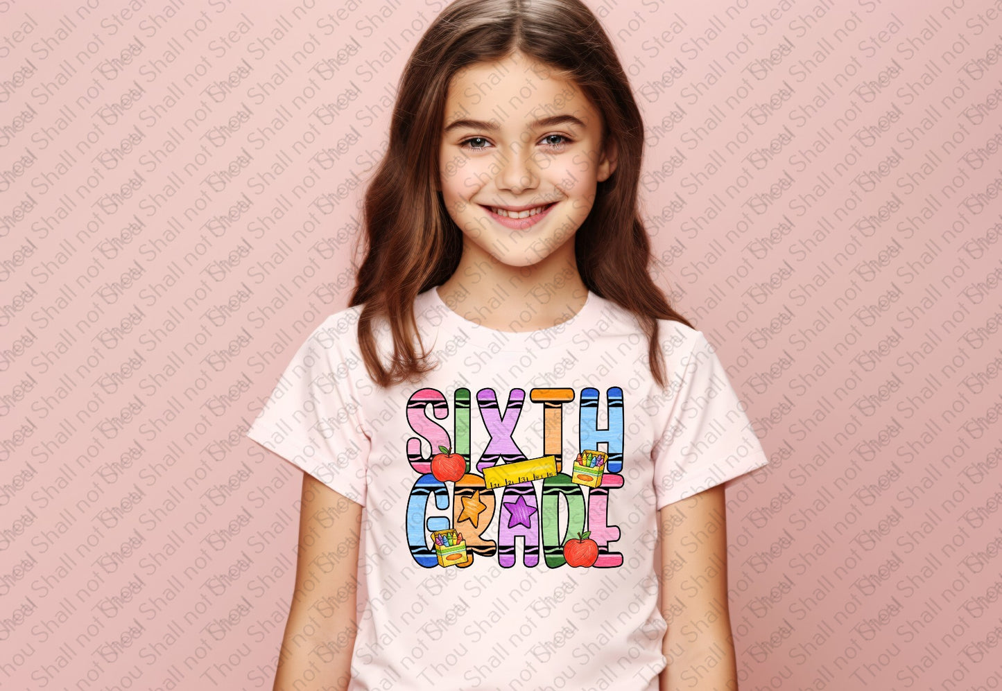 08-208 Crayon Grade (Choose One) tee