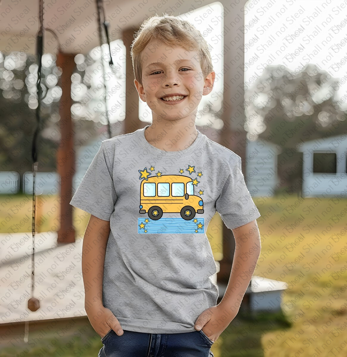 08-209 Custom School Bus tee