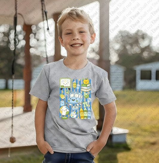 08-210 School Collage tee