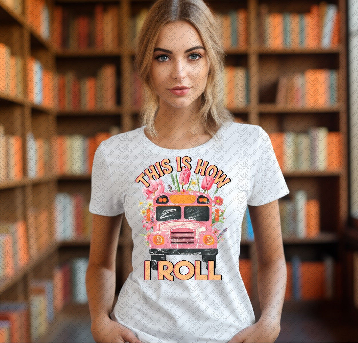 08-215 This is how I roll tee