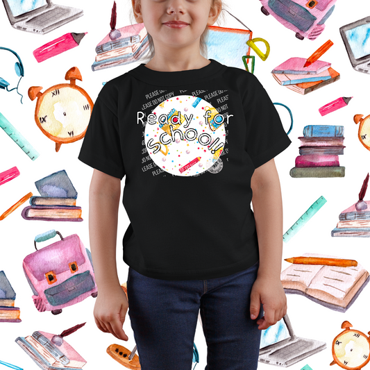 08-33 Ready For School Completed Tee