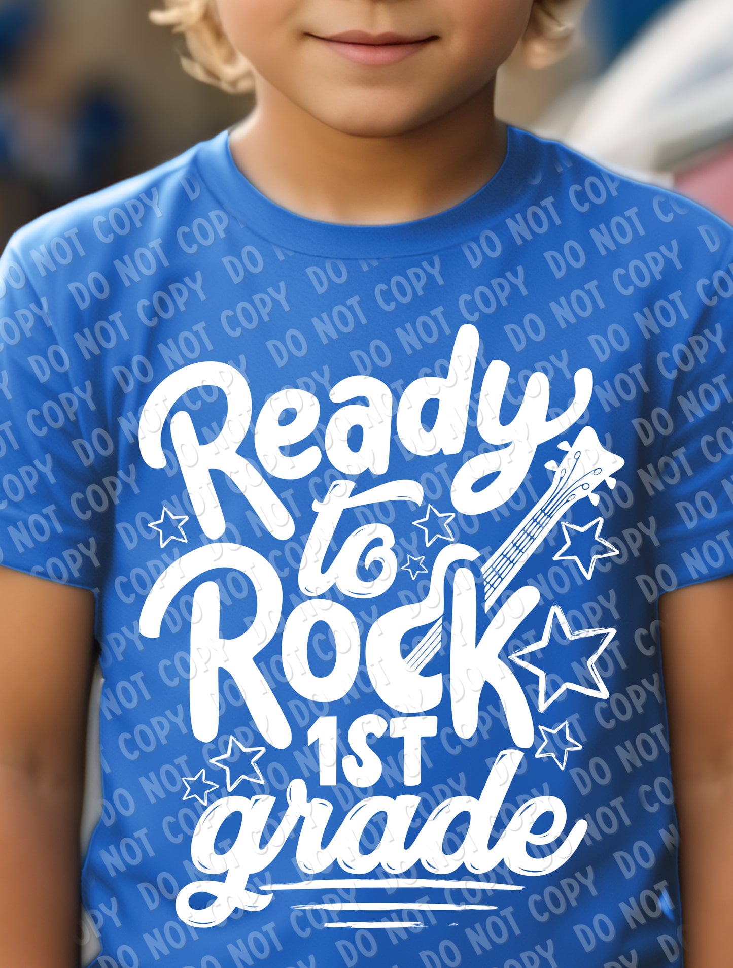 08-68 Ready to Rock - White (choose grade) - White Tee