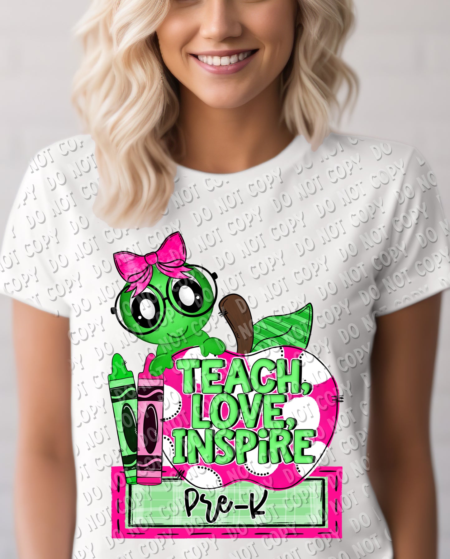 08-83 Teach, Love, Inspire (choose grade or customize) Completed Tee