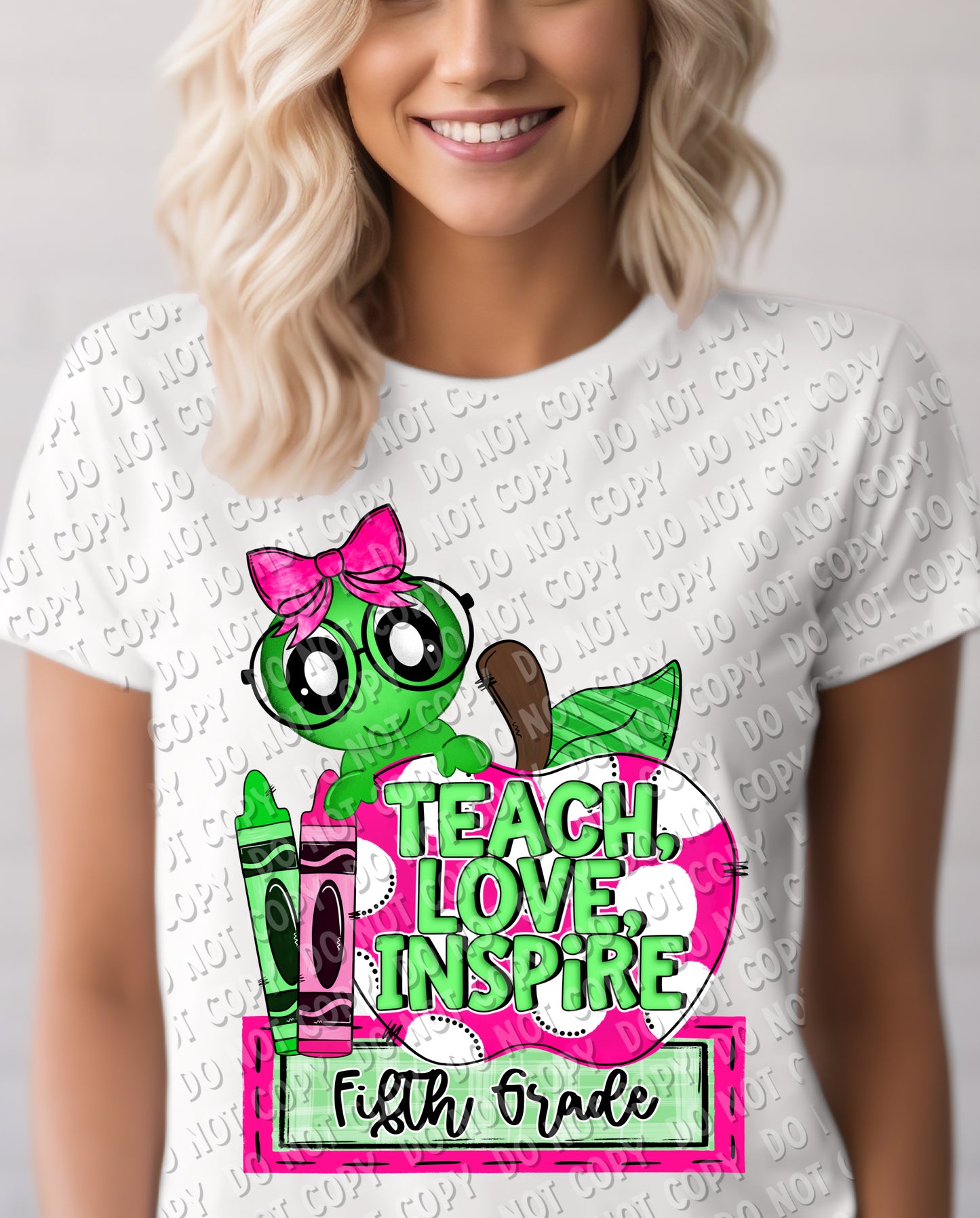 08-83 Teach, Love, Inspire (choose grade) Completed Tee