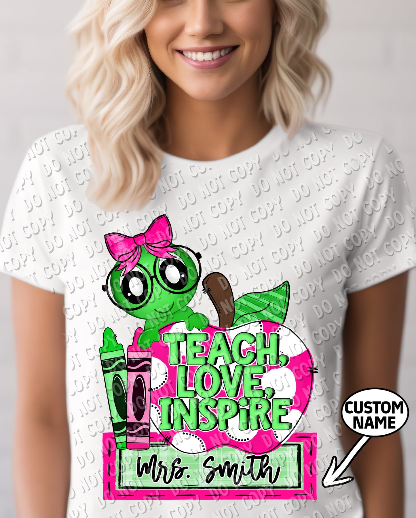 08-83 Teach, Love, Inspire (choose grade) Completed Tee