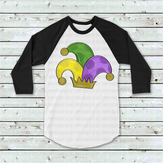 09-08 Mardi Jester Hat Completed Tee