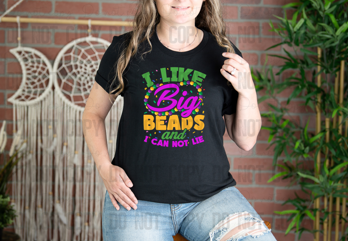09-107 I Like Big Beads and I Can Not Lie tee