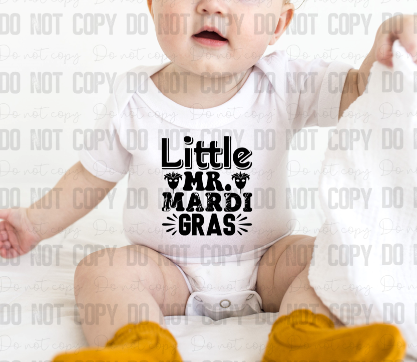 09-119 Little Mr Mardi Gras tee