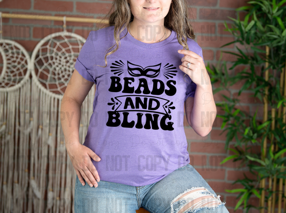 09-120 Beads and Bling tee
