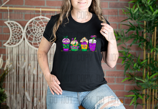 09-126 Mardi Gras Coffee tee