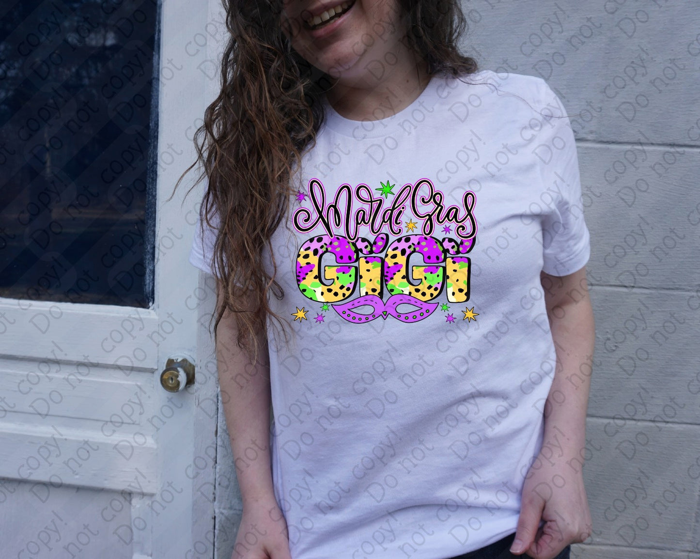 09-127 E Mardi Gras Gigi tee