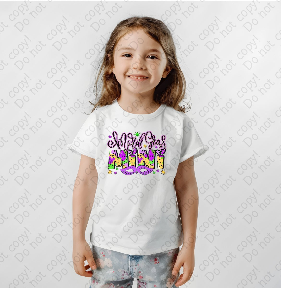 09-127 L Mardi Gras Mini tee