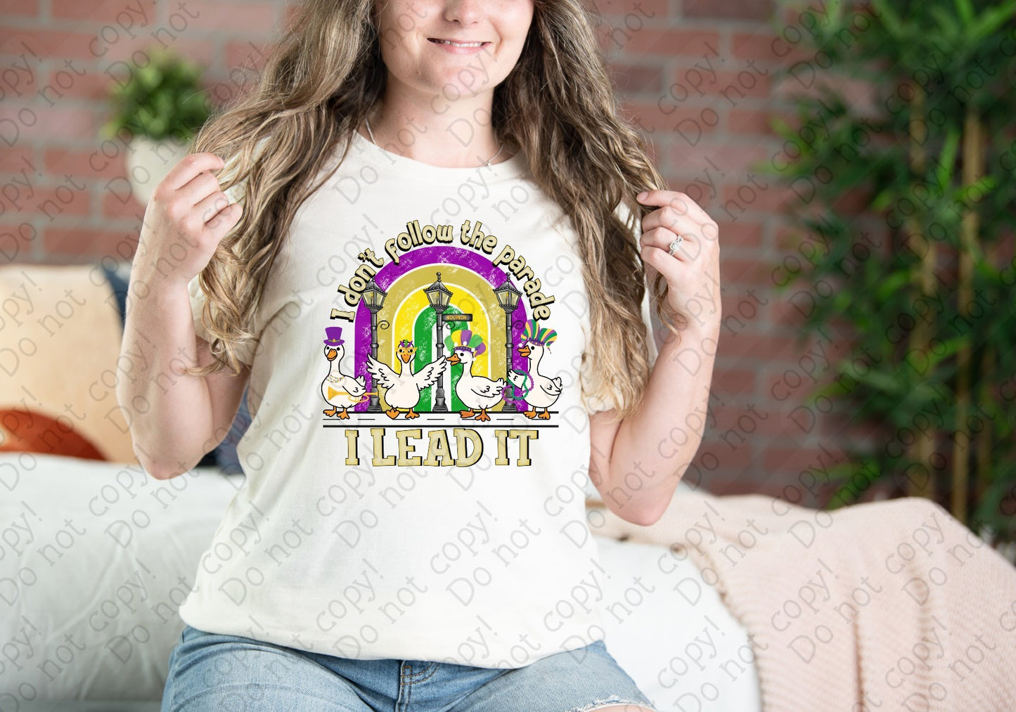 09-128 I don’t follow the parade—I lead it tee