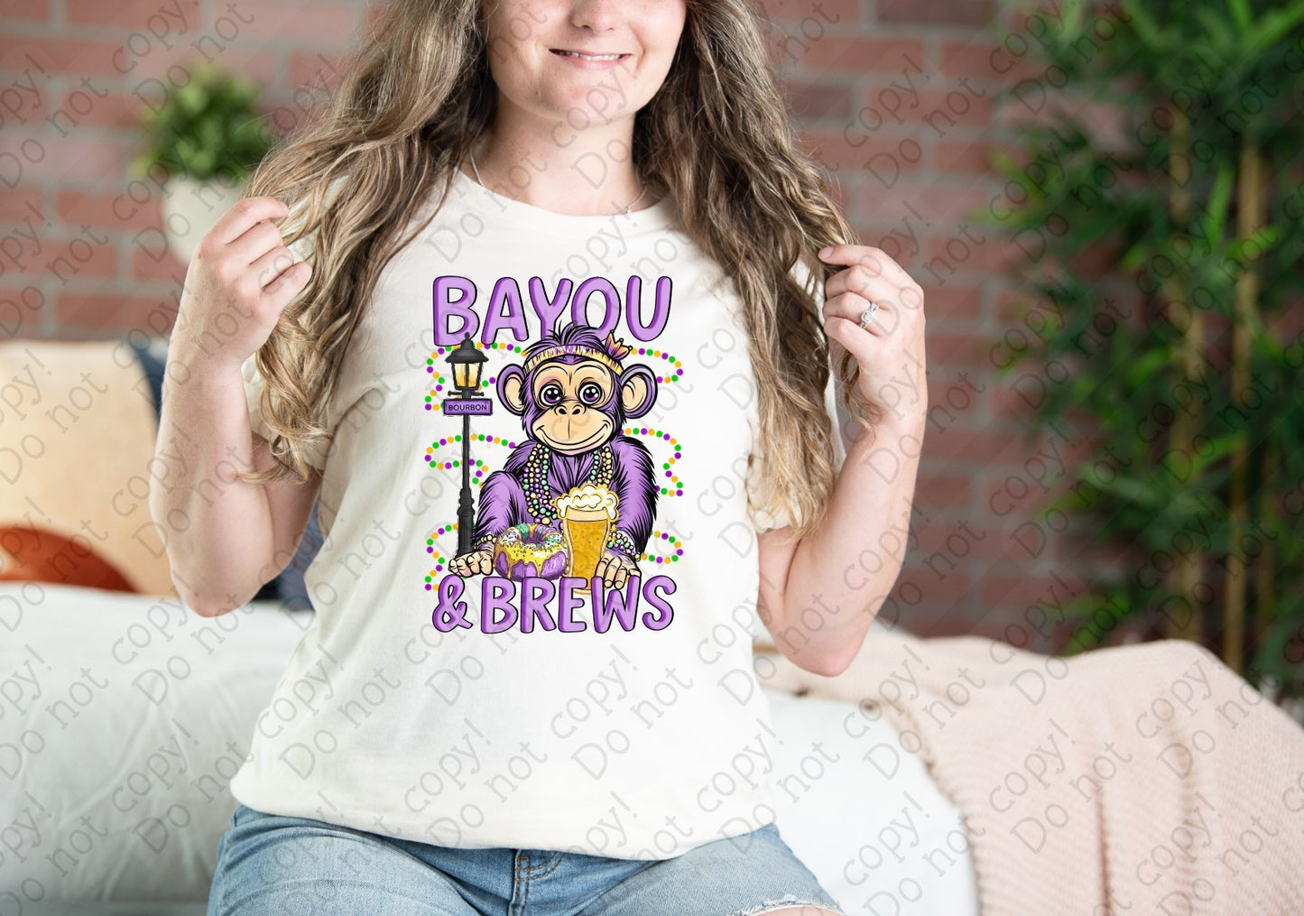 09-135 Bayou and Brews tee