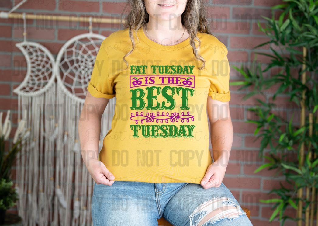 09-50 Fat Tuesday Is The Best Tuesday Completed Tee