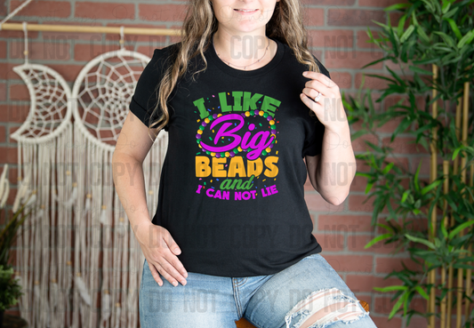 09-54 I Like Big Beads & I Cannot Lie Completed Tee