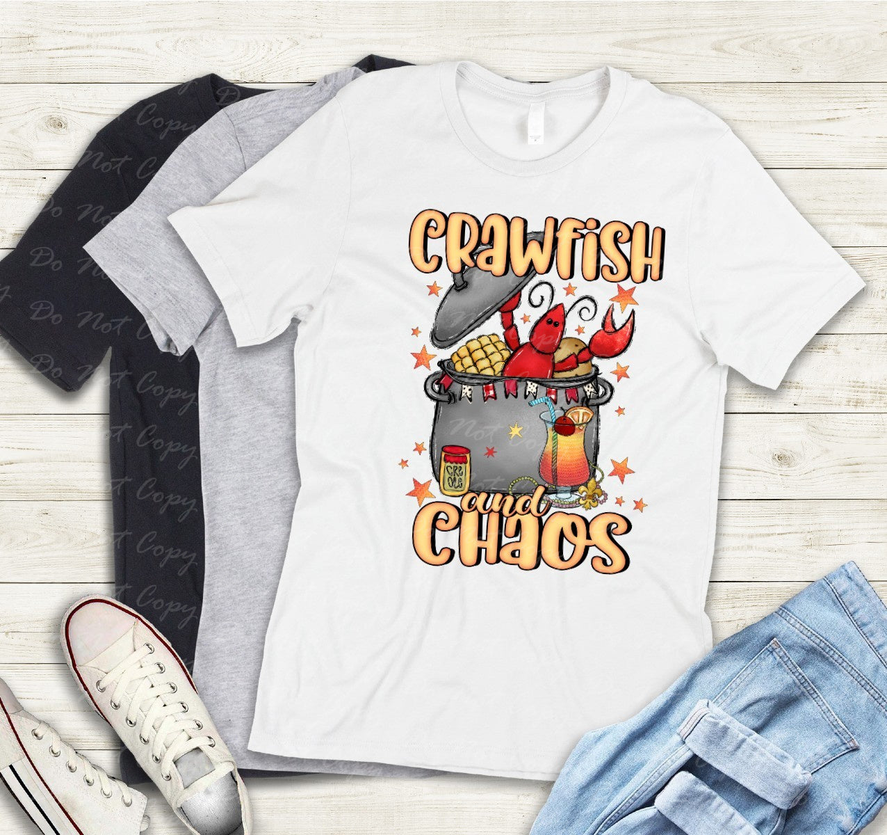 09-62 Crawfish and Chaos tee