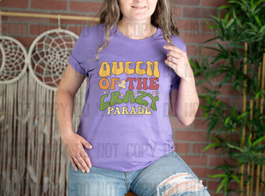 09-72 Queen of the Crazy Parade tee