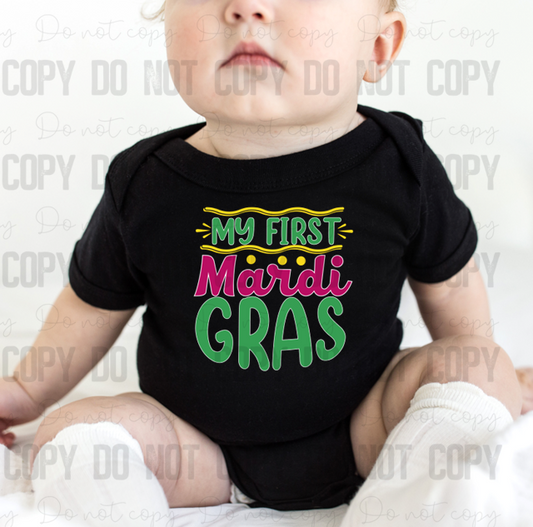09-76 My First Mardi Gras tee