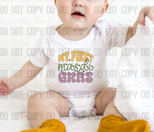 09-77 My First Mardi Gras 2 tee
