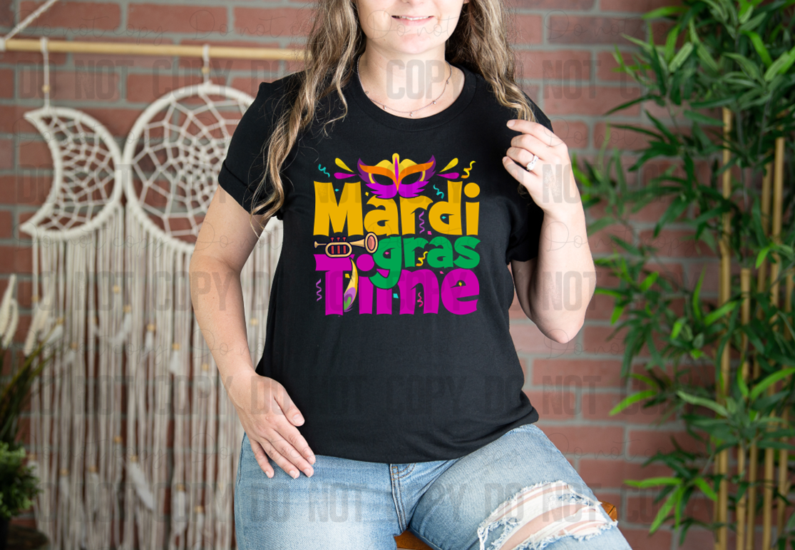 09-83 Mardi Gras Time tee