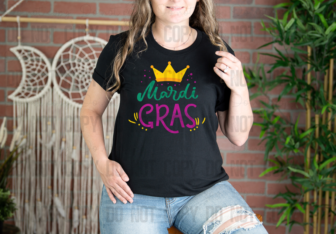09-96 Mardi Gras Crown tee