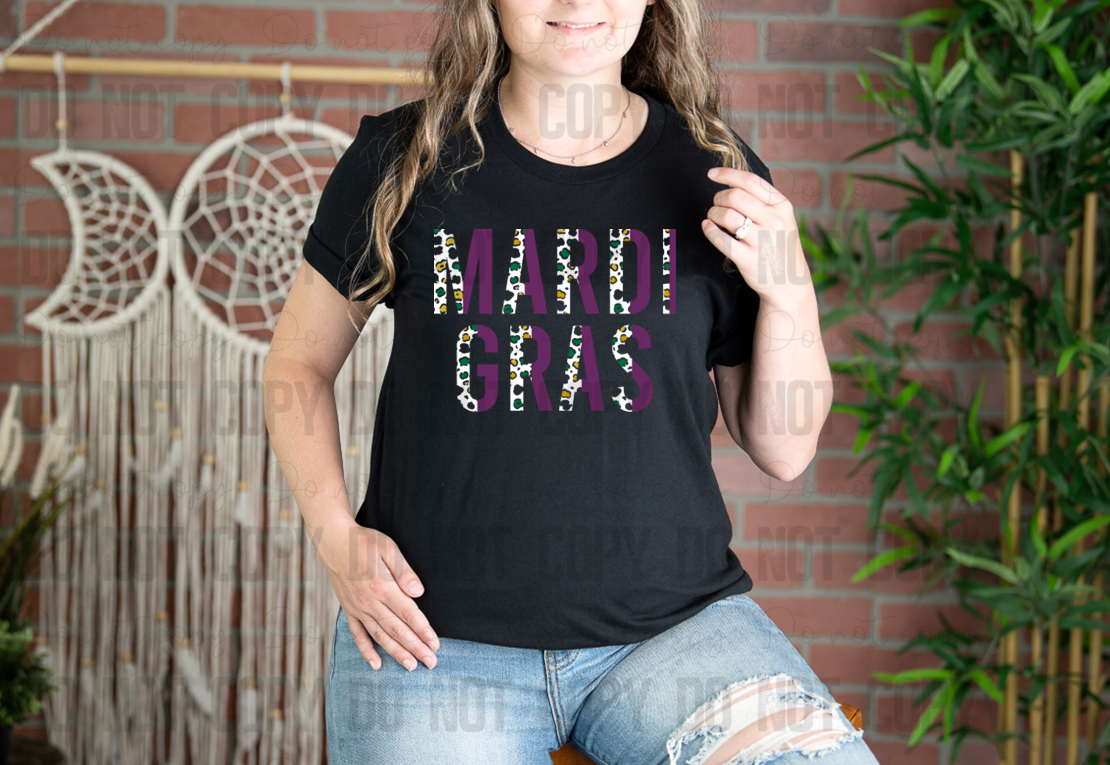 09-97 Mardi Gras Print tee
