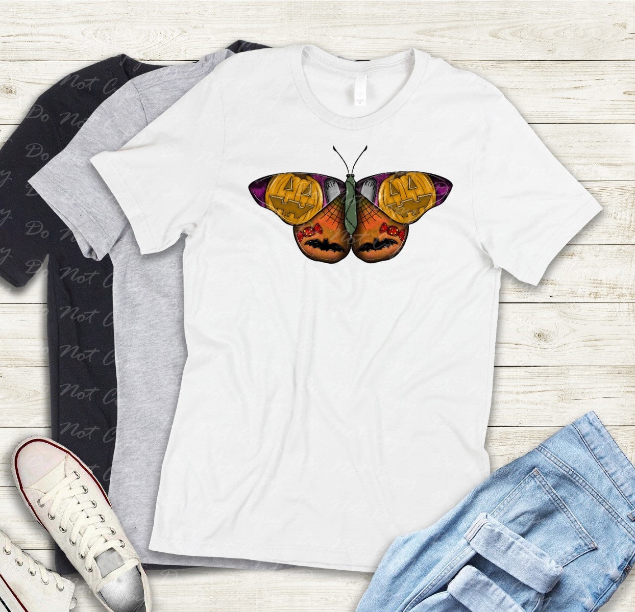 10-04 Halloween Butterfly Tee
