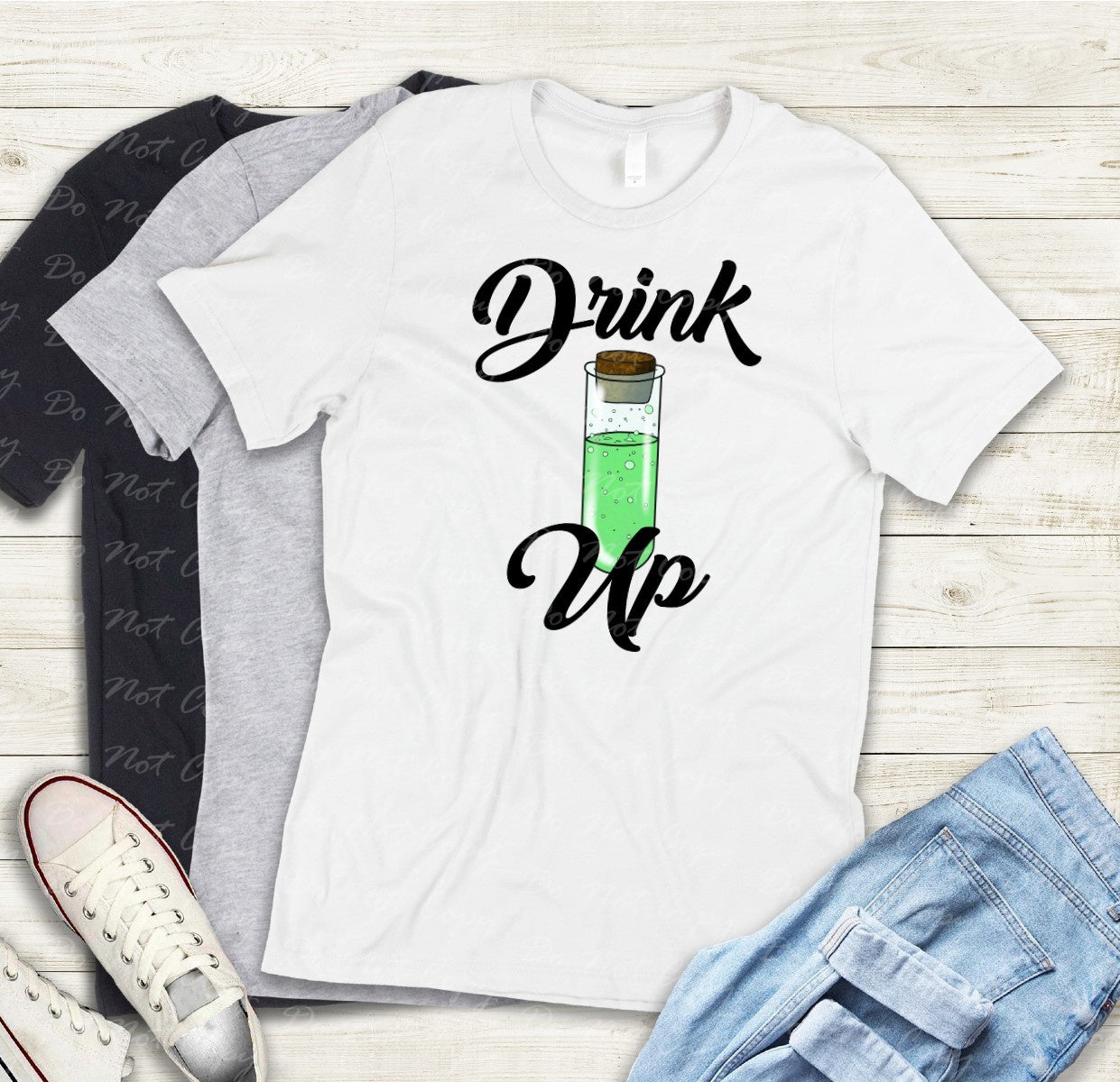 10-07 Drink Up Vial Halloween Tee