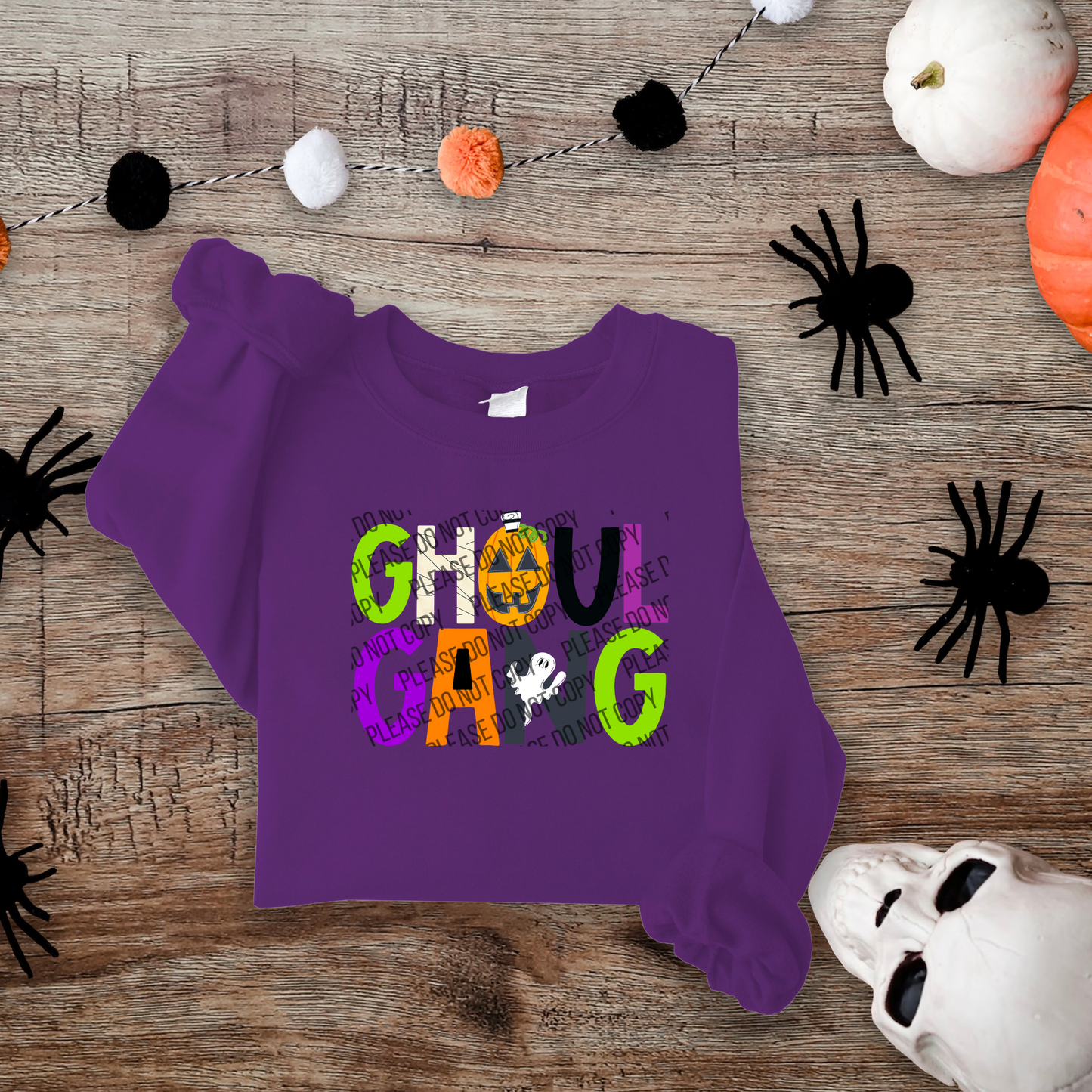 10-108 Ghoul Gang Doodle Letters Tee