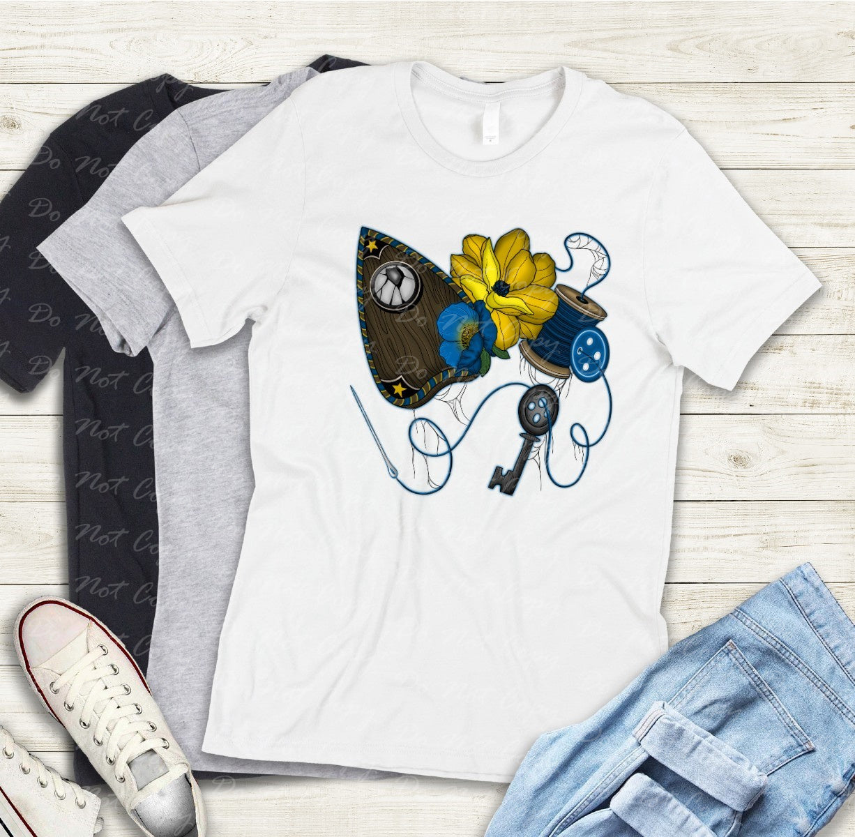 10-11 Button Girl Tee