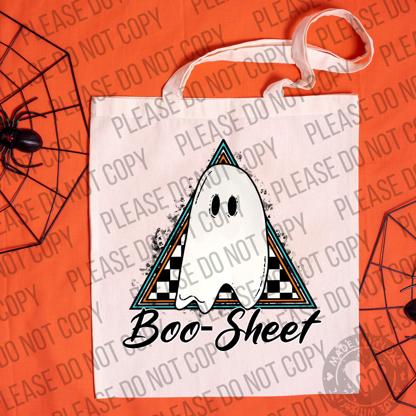 10-125 Boo Sheet Completed Tee