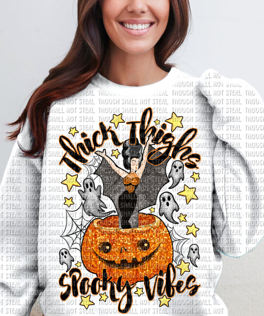 10-204 Thick Thighs and Spooky Vibes Tee