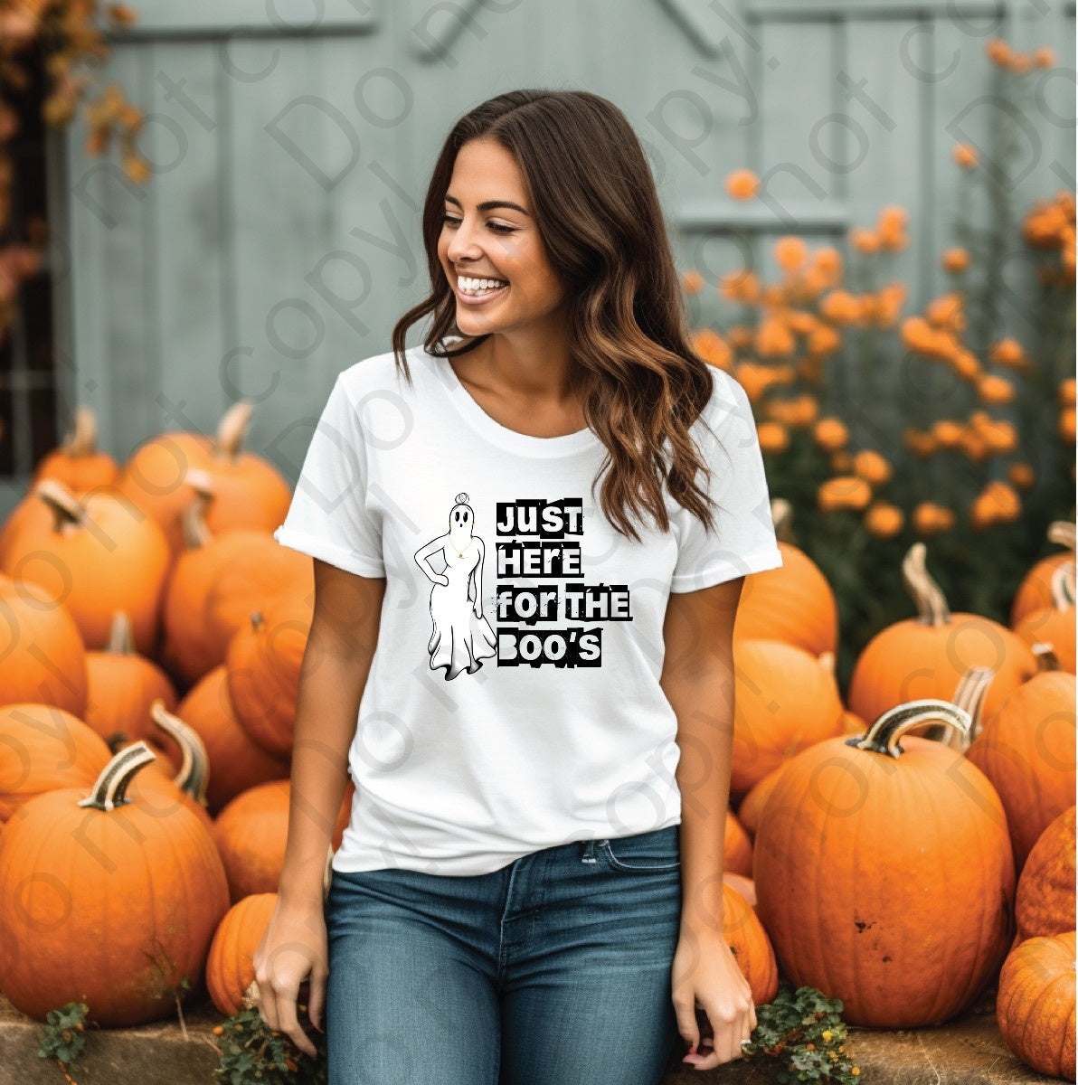 10-206 Just here for the boos Tee