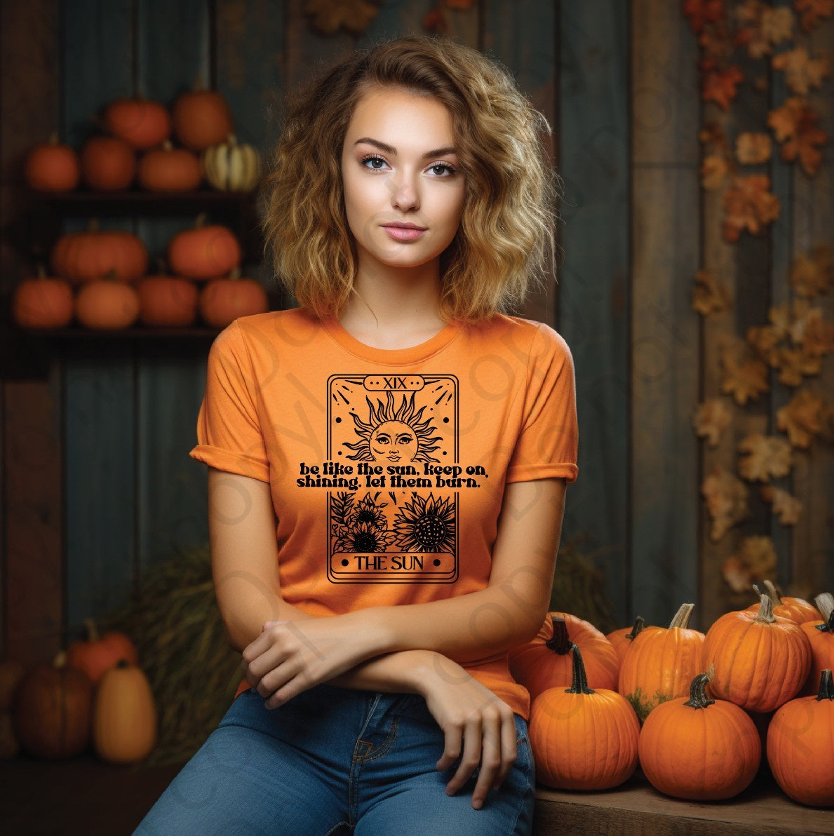 10-211 The Sun Completed Tee