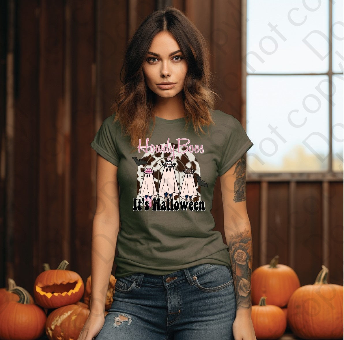 10-222 Howdy boos its Halloween Tee