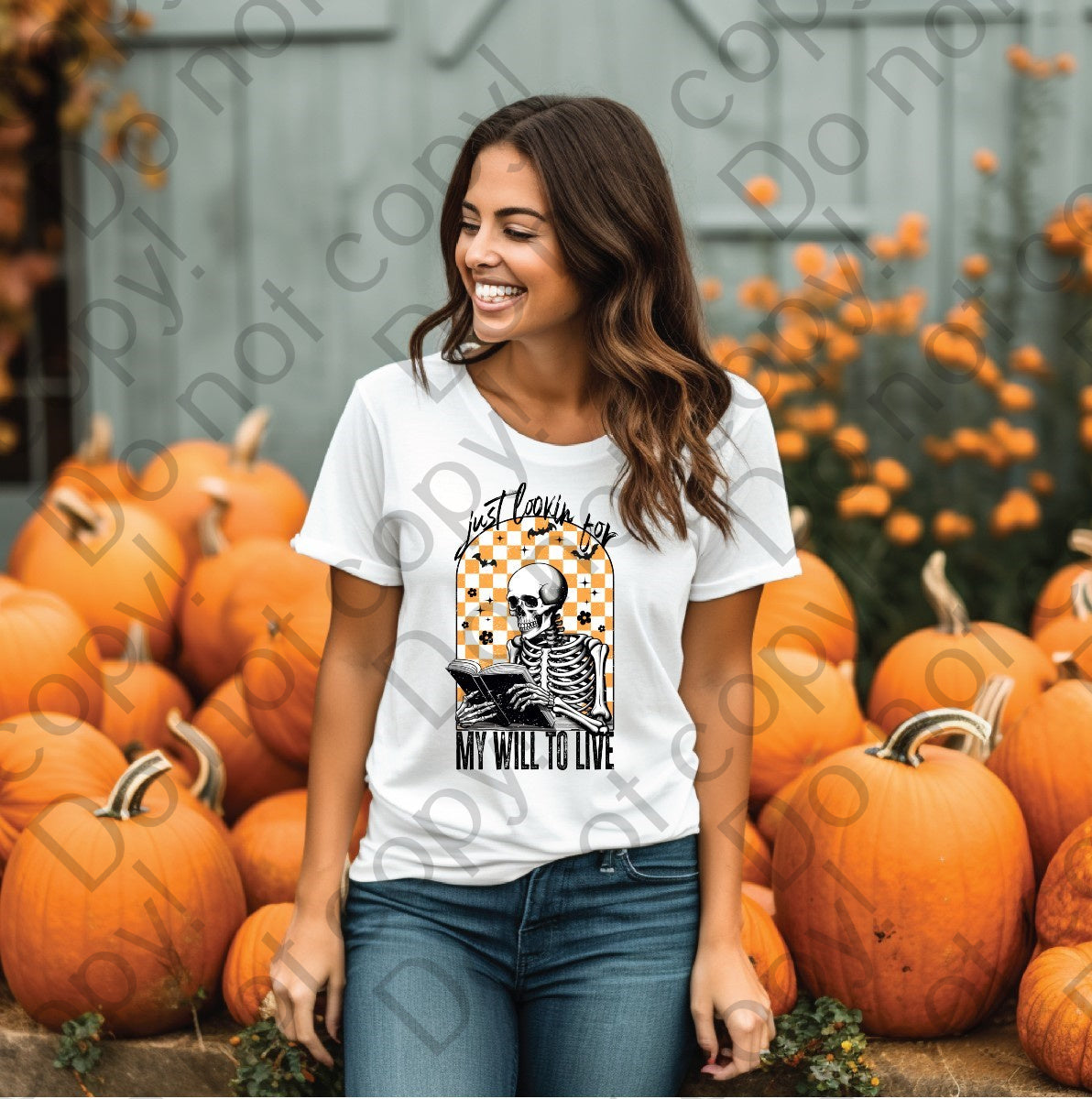 10-226 Just lookin for my will to live Tee
