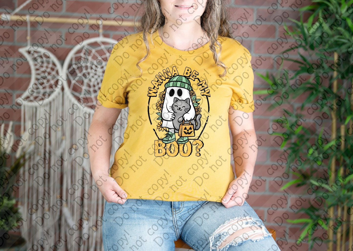 10-251 Wanna Be My Boo tee