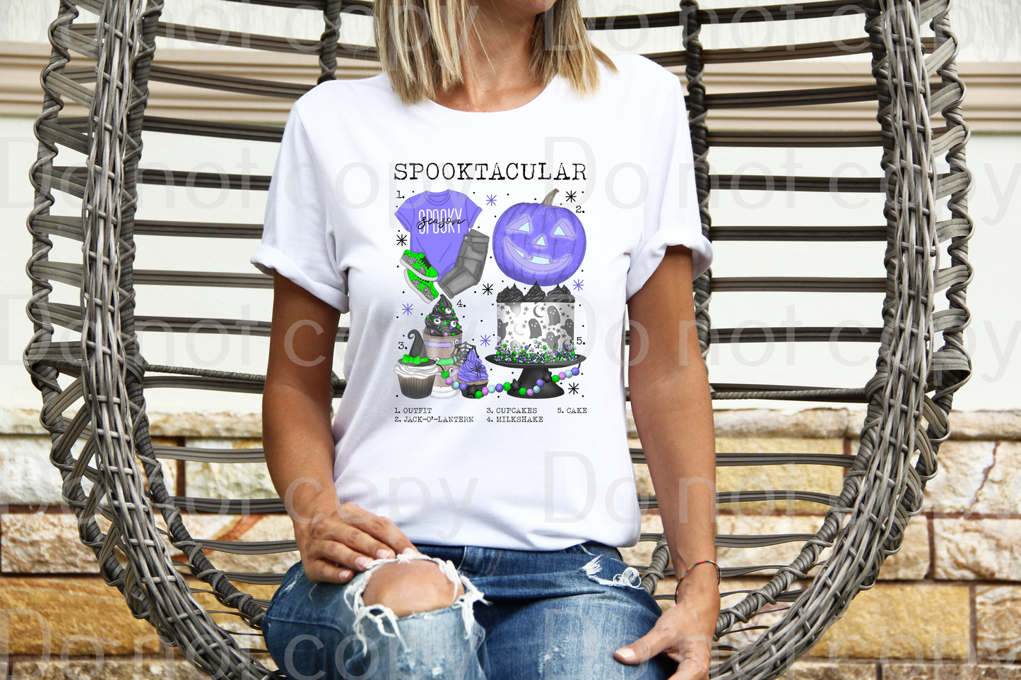 10-40 Spooktacular Chart Completed Tee