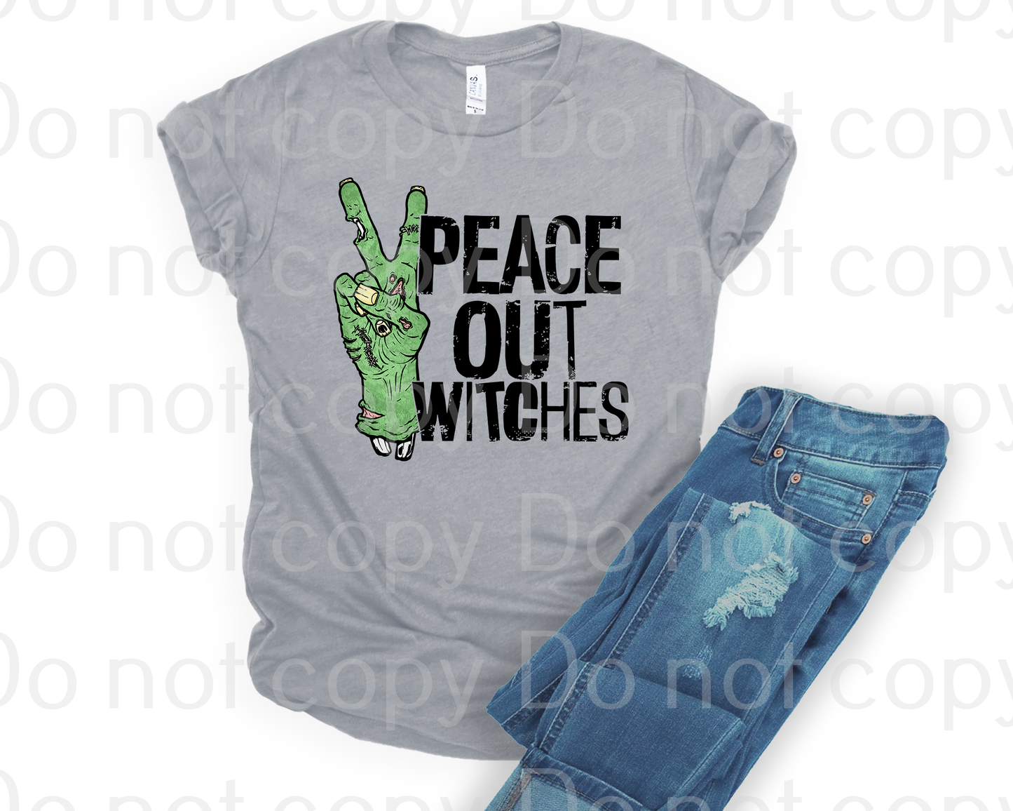 10-44 Peace Out Witches Completed Tee