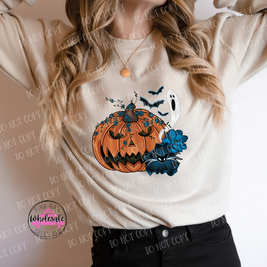 10-58 Pumpkin Doodle Completed Tee