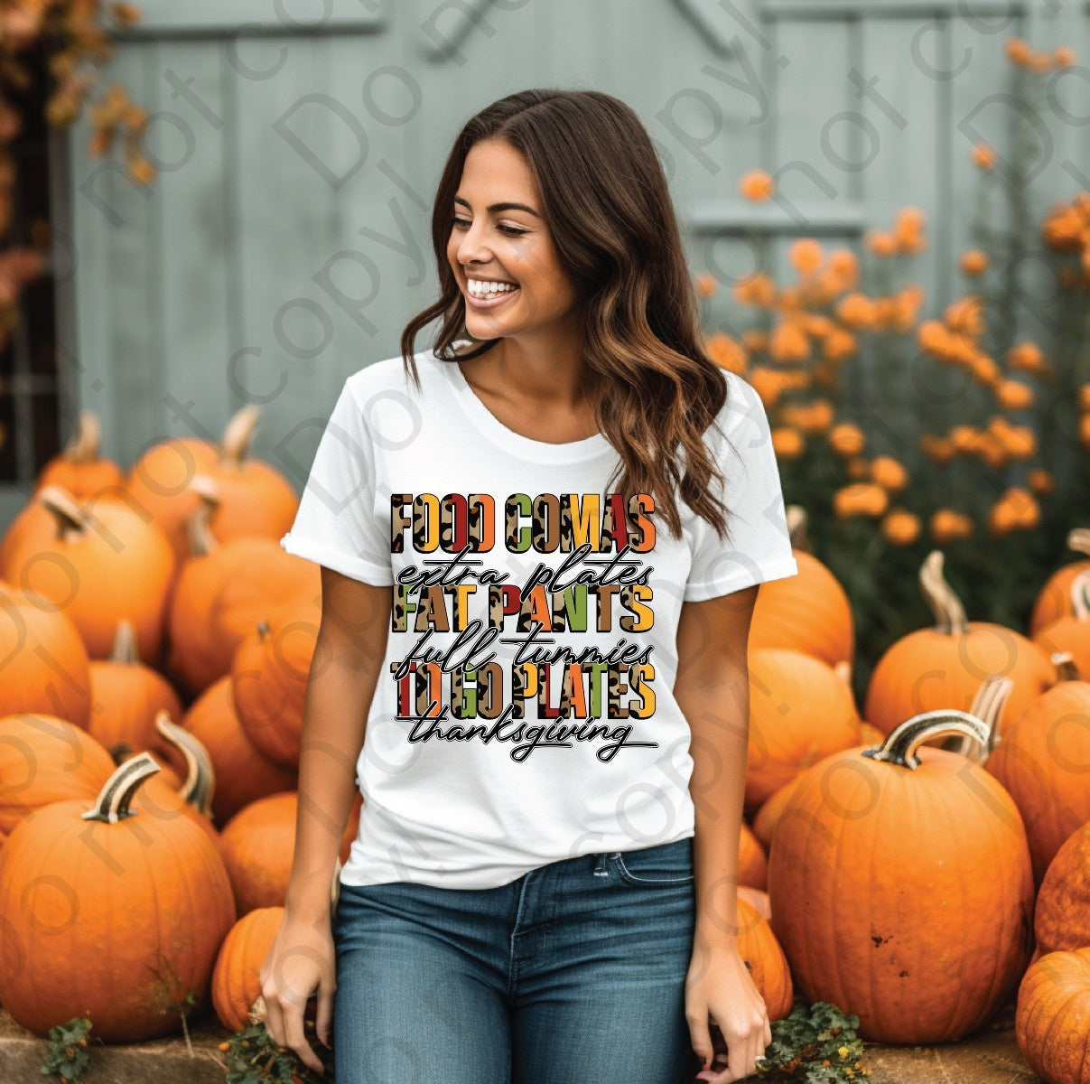 11-41 Food comas extra plates fat pants Tee